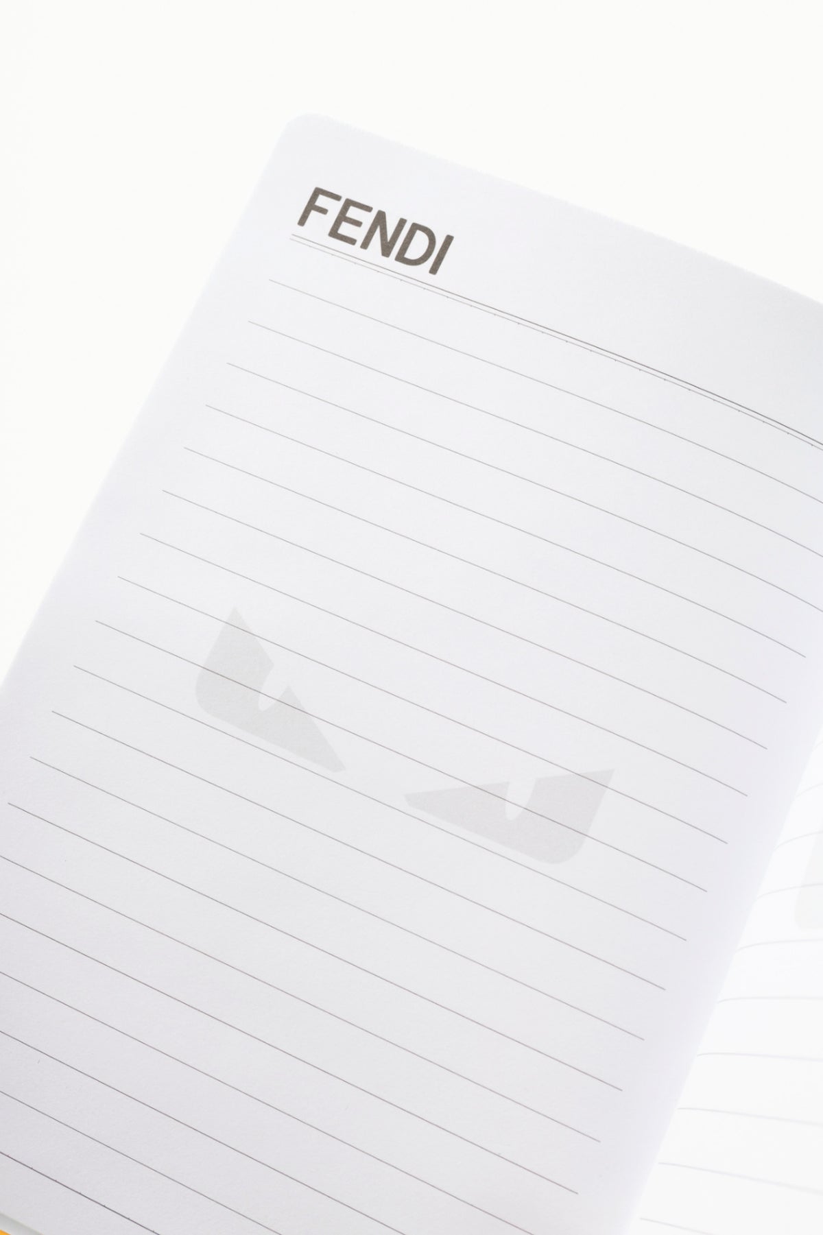 Fendi Monster Yellow Notebook, Pen & Thermos Gift Set