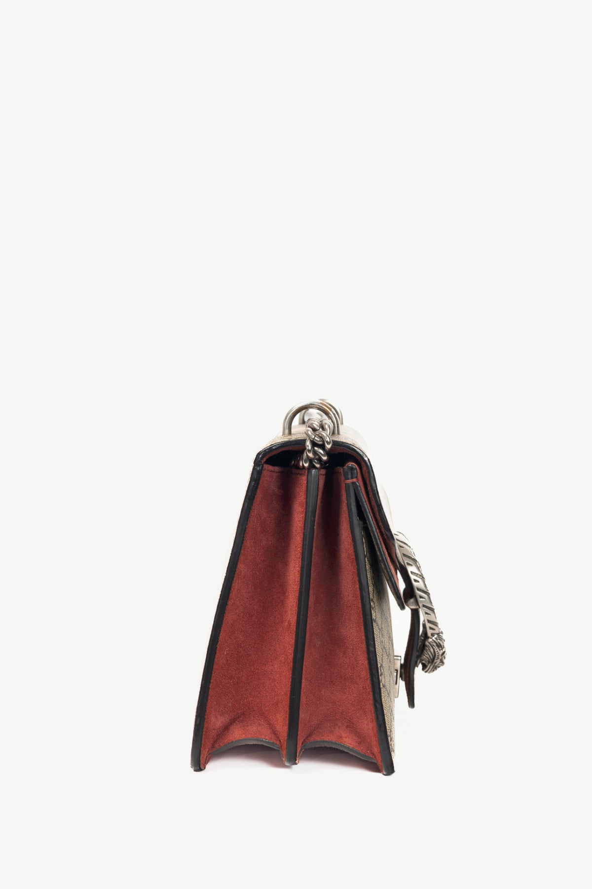 Gucci Dionysus Small Antique Rose Blooms GG Supreme Chain Bag