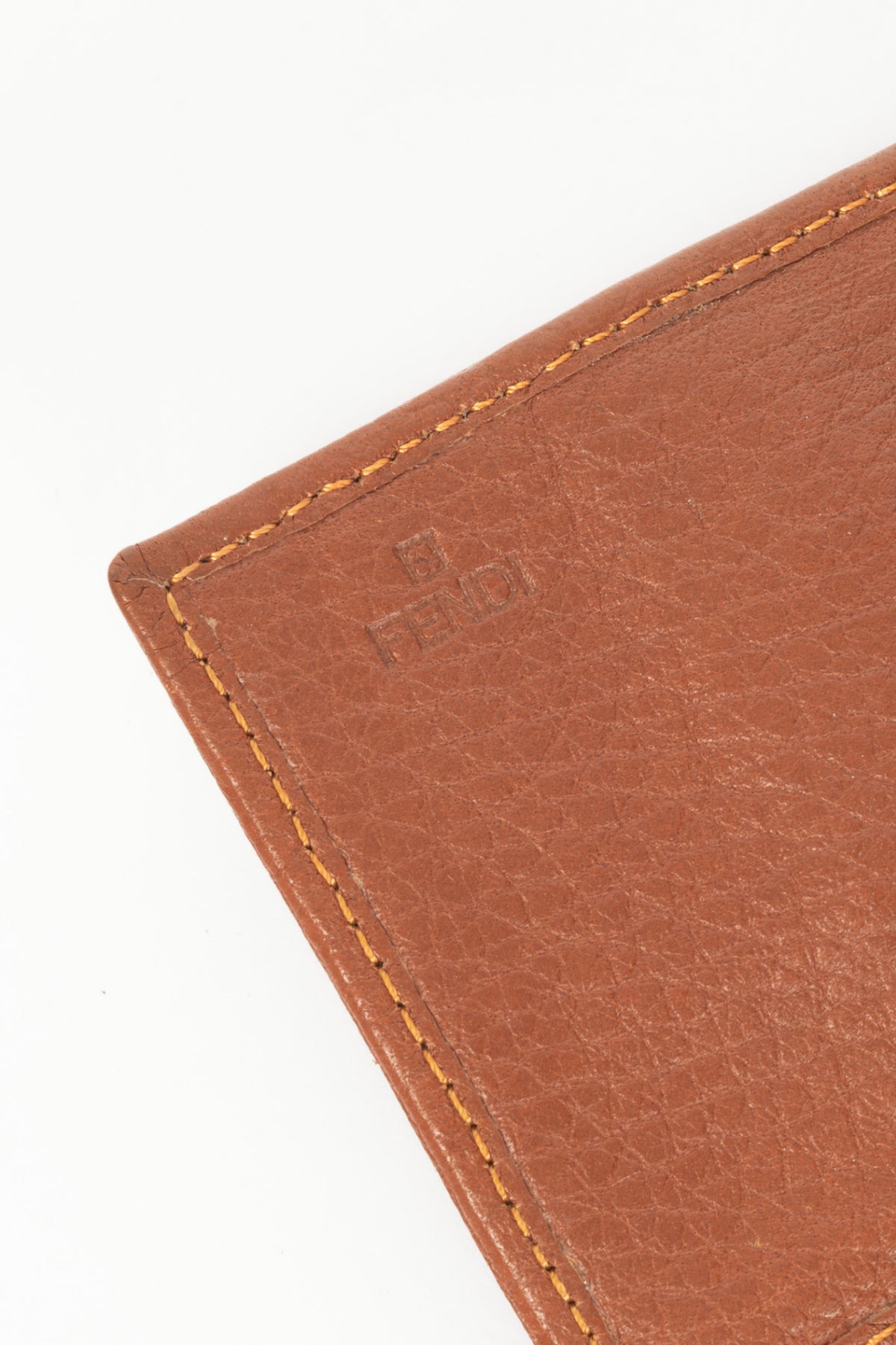 Fendi Beige Zucchino Canvas FF-Charm Long Wallet