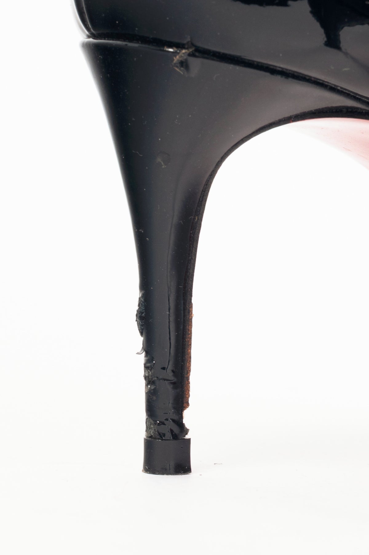 Christian Louboutin Lace 554 Spikes Black Pointed-Toe Pumps