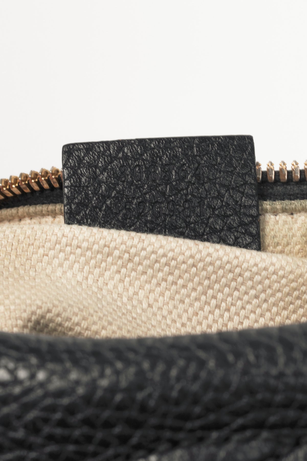 Gucci Soho Disco Black Pebbled-Leather GG Crossbody