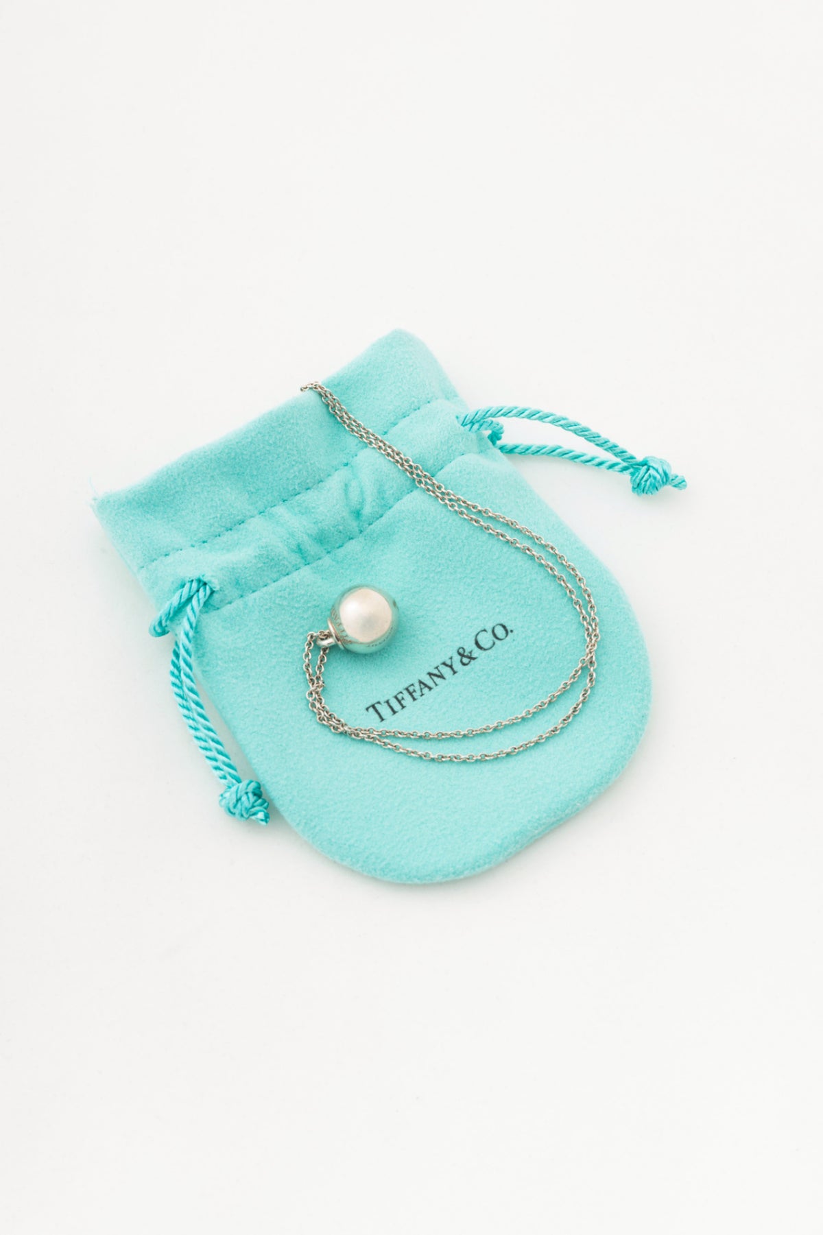 Tiffany & Co. HardWear Sterling Silver Ball-Pendant Chain Necklace