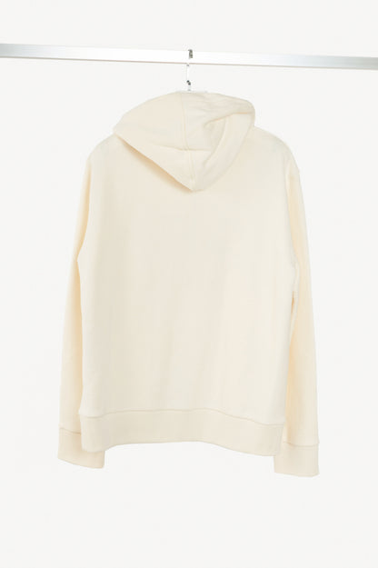 Gucci Off-White Cotton French-Terry Logo-Graphic Hoodie