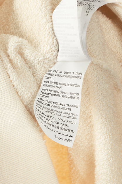 Gucci Off-White Cotton French-Terry Logo-Graphic Hoodie