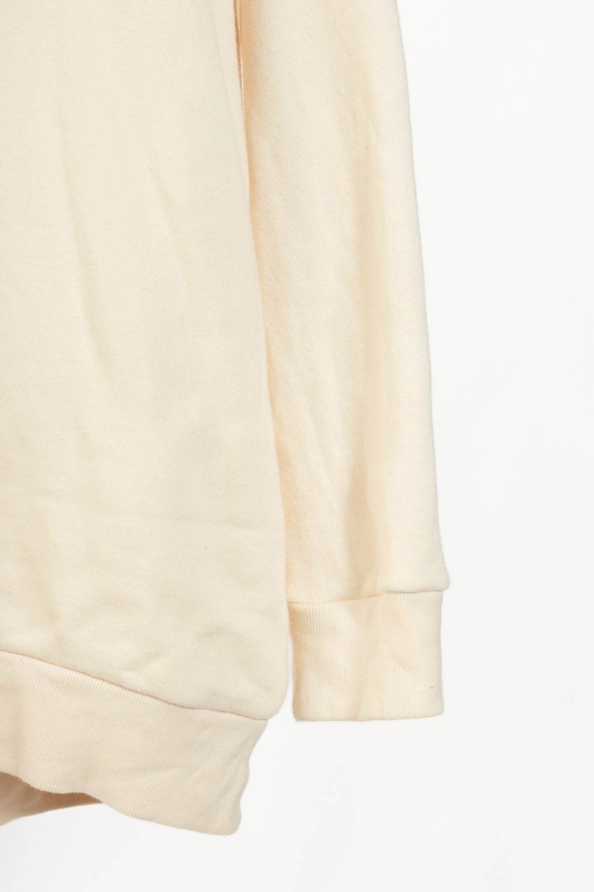 Gucci Ivory Embroidered-Bear Cotton French-Terry Logo Hoodie