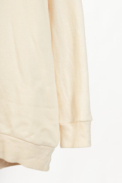 Gucci Ivory Embroidered-Bear Cotton French-Terry Logo Hoodie