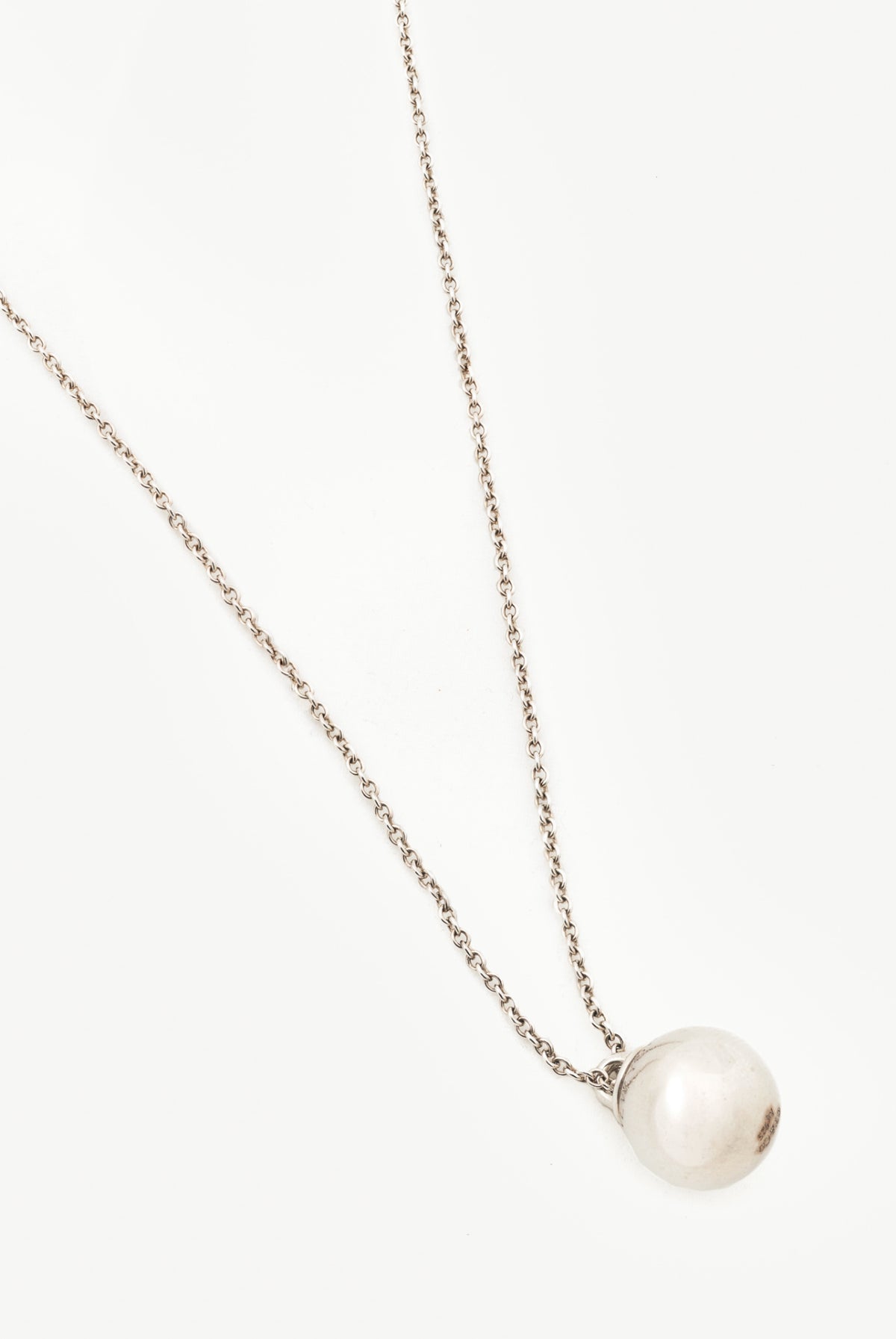 Tiffany & Co. HardWear Sterling Silver Ball-Pendant Chain Necklace