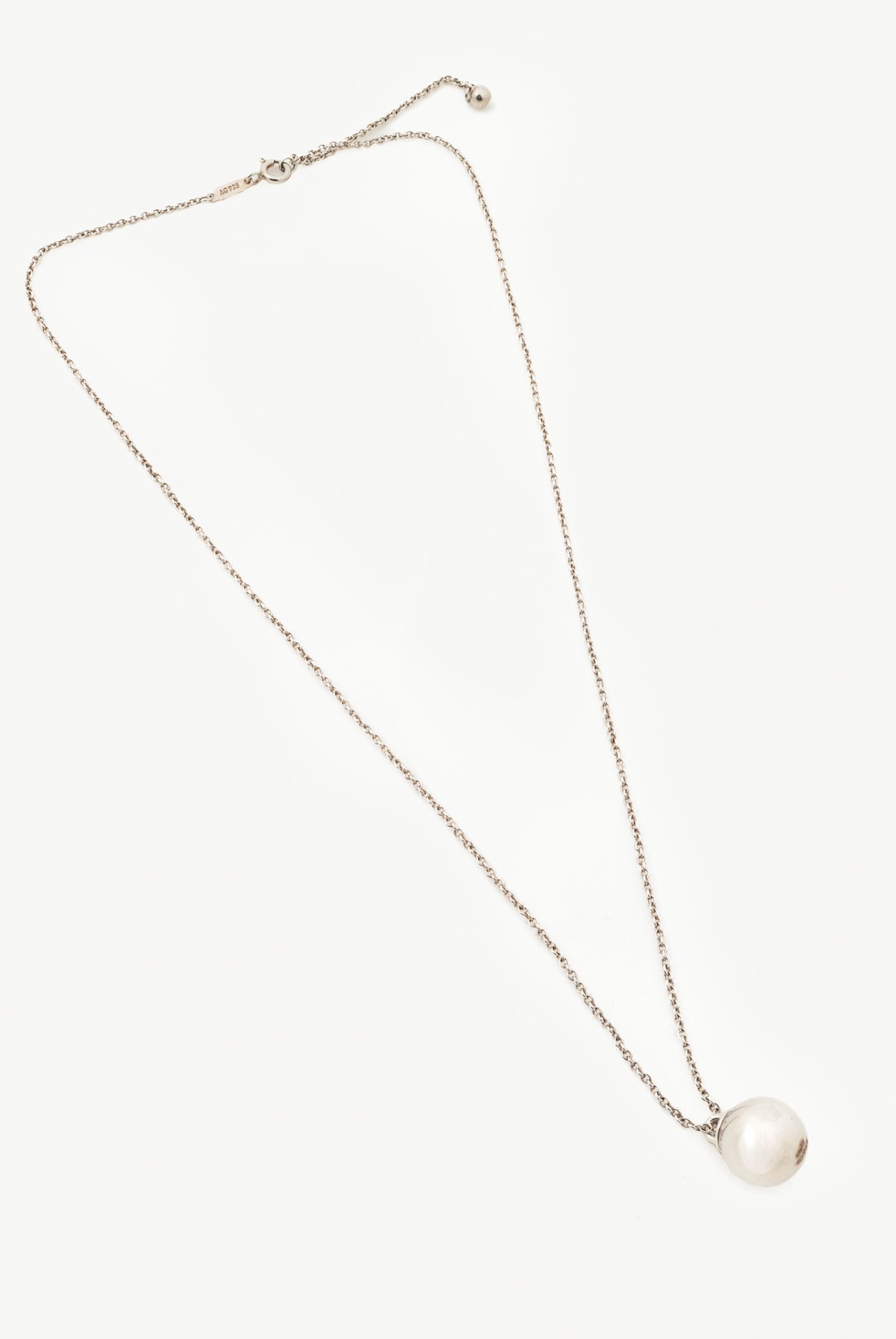 Tiffany & Co. HardWear Sterling Silver Ball-Pendant Chain Necklace