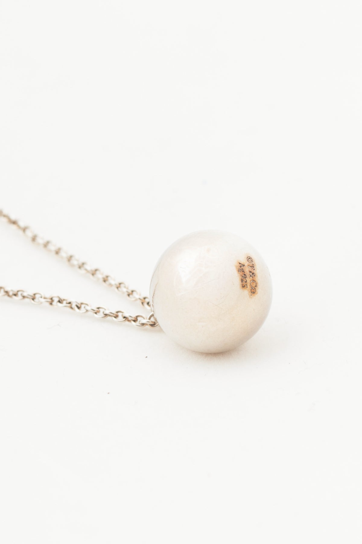 Tiffany & Co. HardWear Sterling Silver Ball-Pendant Chain Necklace