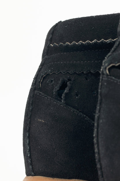 Isabel Marant Bobby Black Suede Hidden-Wedge Sneakers