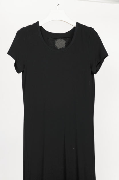 Rundholz Black Label Black Pleat-Back T-Shirt Dress