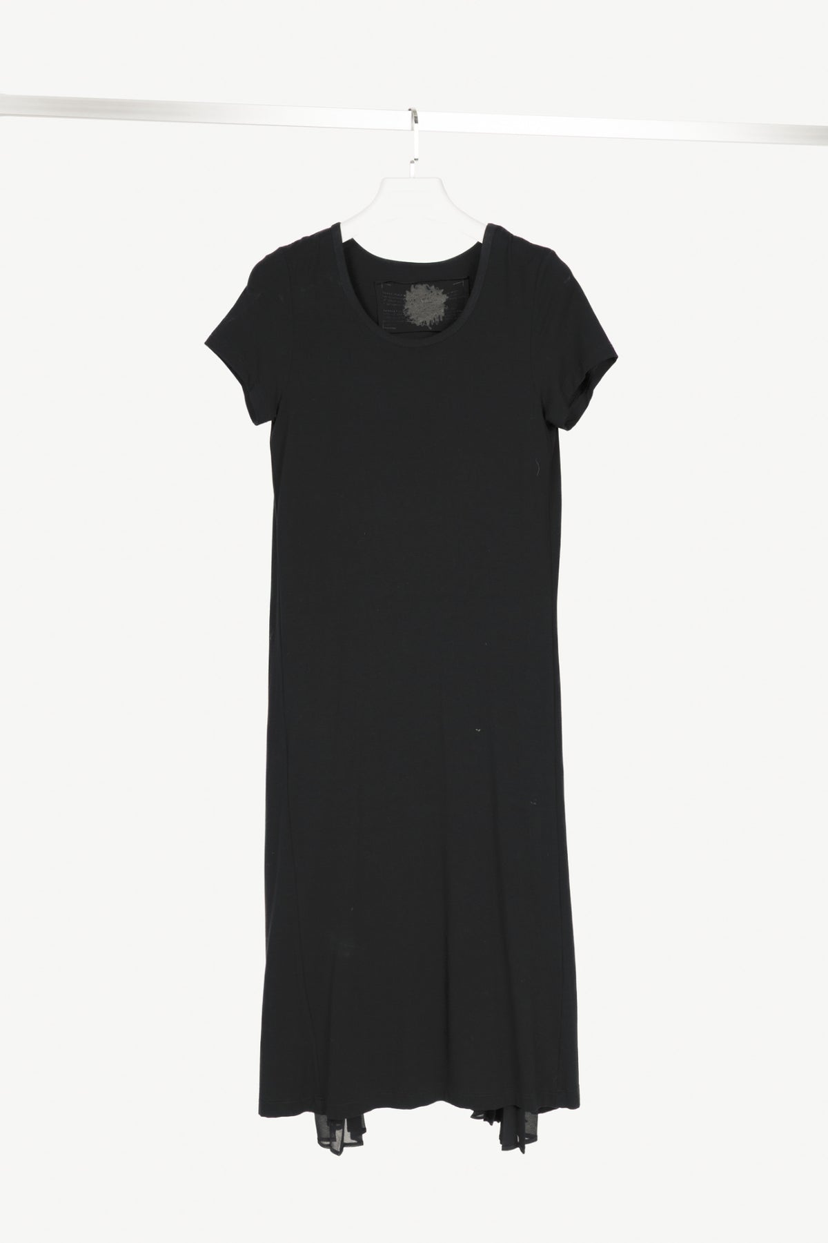 Rundholz Black Label Black Pleat-Back T-Shirt Dress