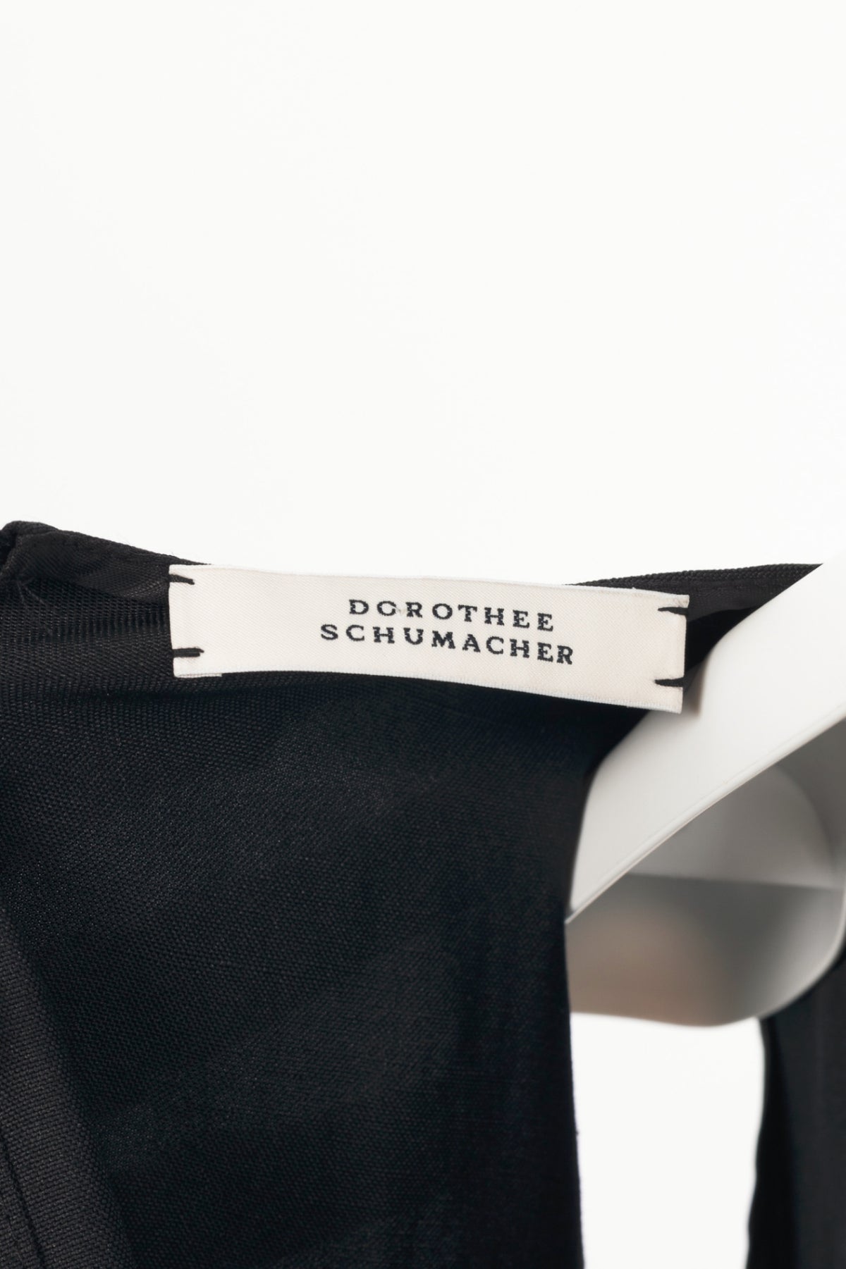 Dorothee Schumacher Summer Cruise Black Embellished Linen-Blend Maxi Dress
