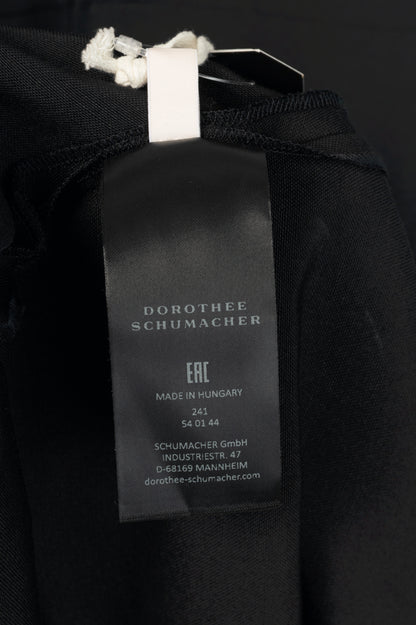 Dorothee Schumacher Summer Cruise Black Embellished Linen-Blend Maxi Dress