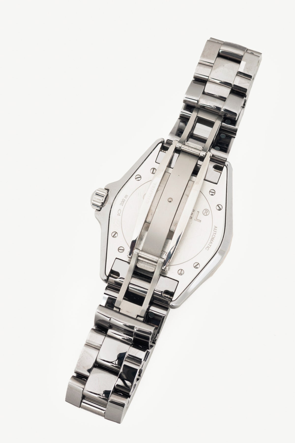 Chanel J12 Stainless Steel Chronograph Watch