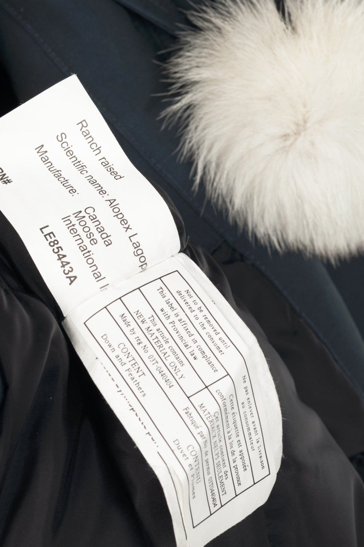 Moose Knuckles Stirling Navy Fox-Fur-Trim Hooded Parka