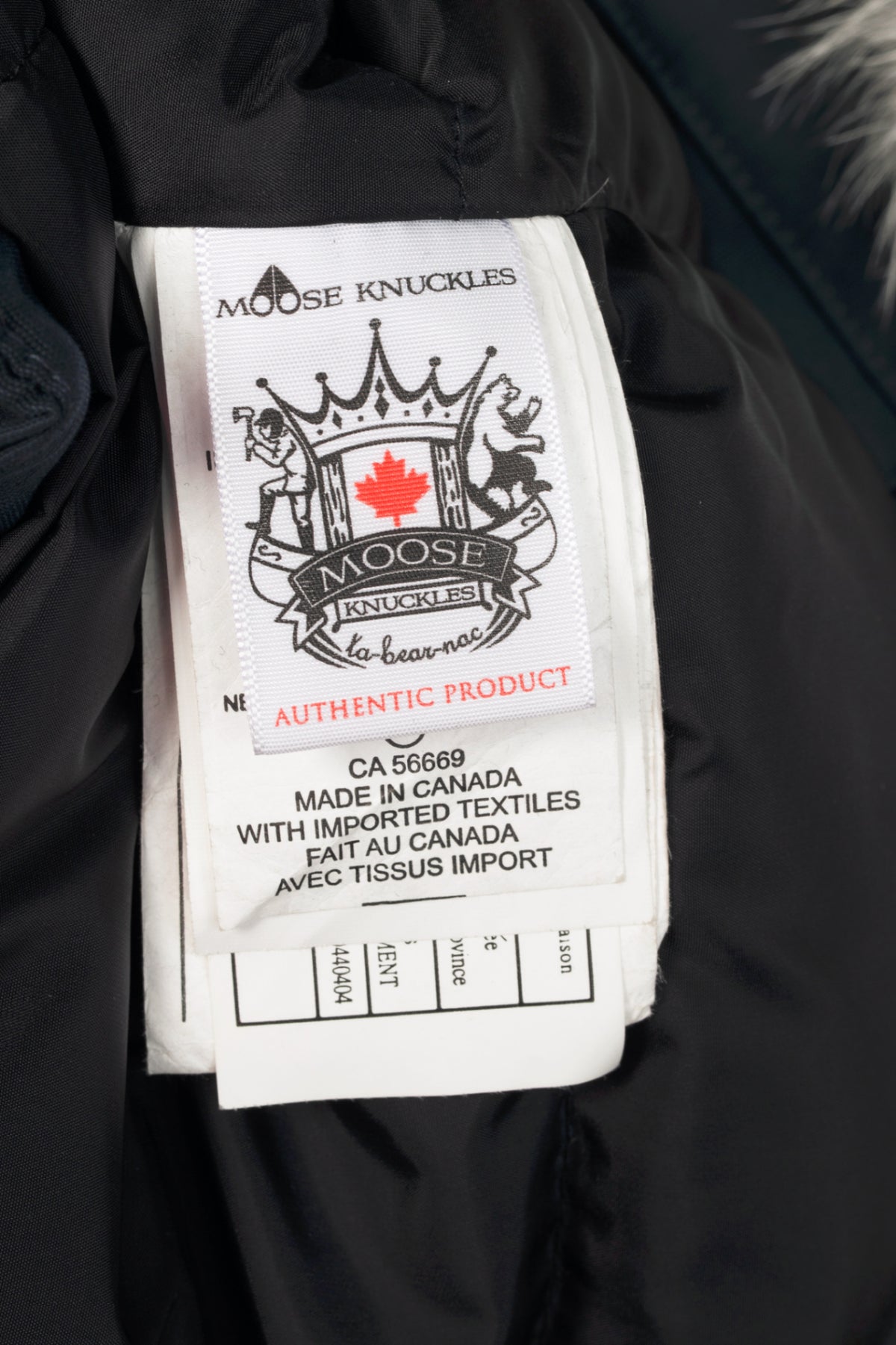 Moose Knuckles Stirling Navy Fox-Fur-Trim Hooded Parka
