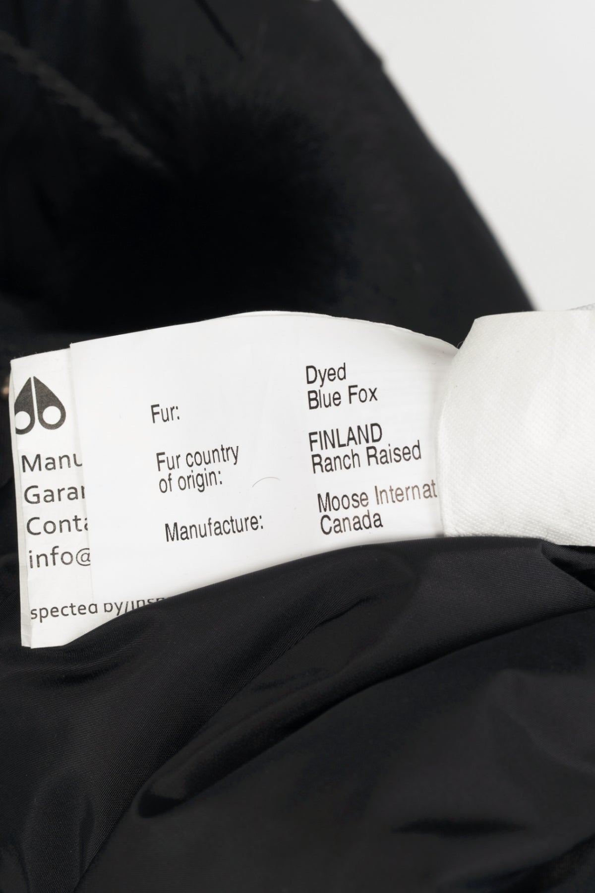 Moose Knuckles Stirling Black Fox-Fur-Trim Hooded Parka