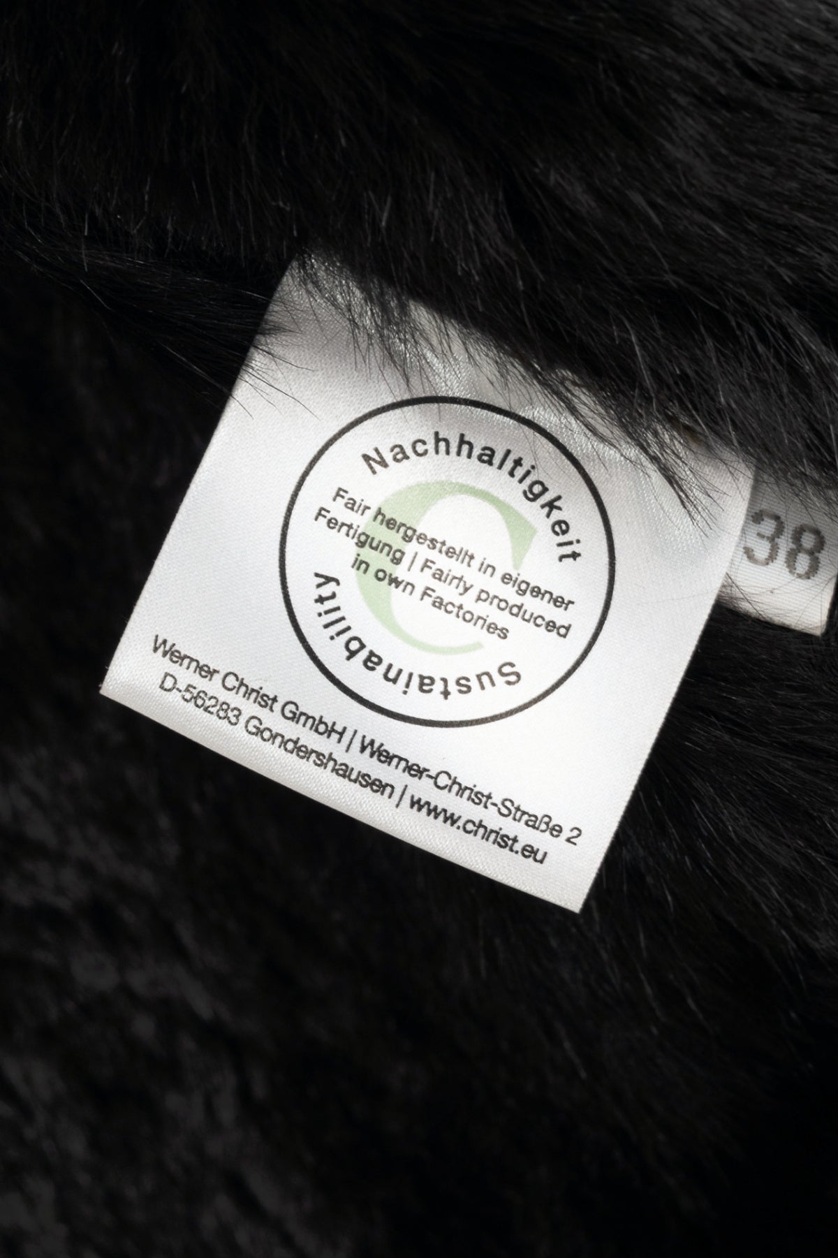 Christ Ashley Brown Shearling Toggle Wide-Collar Coat