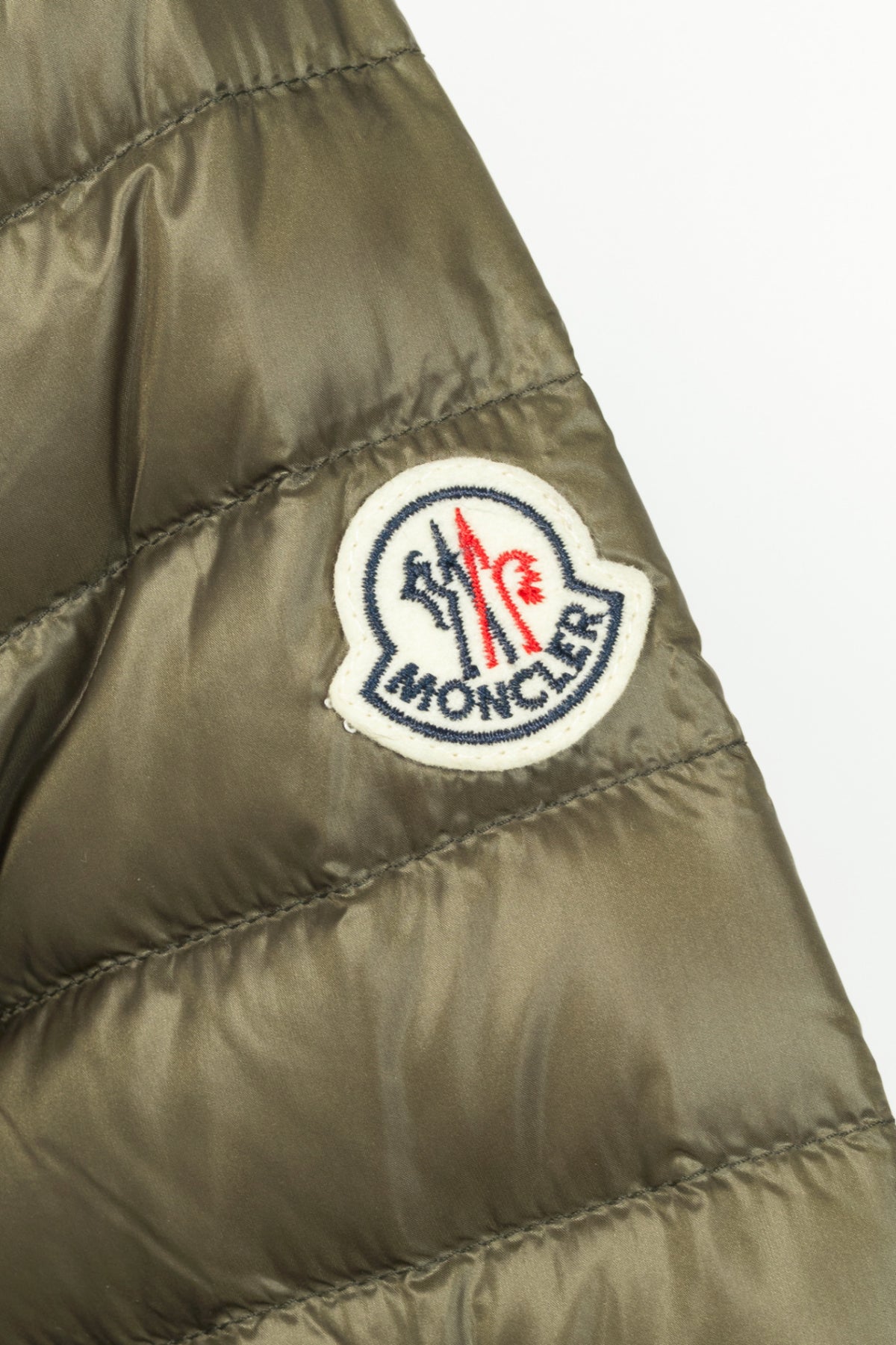 Moncler Cyanite Green Lightweight Hooded Puffer Jacket