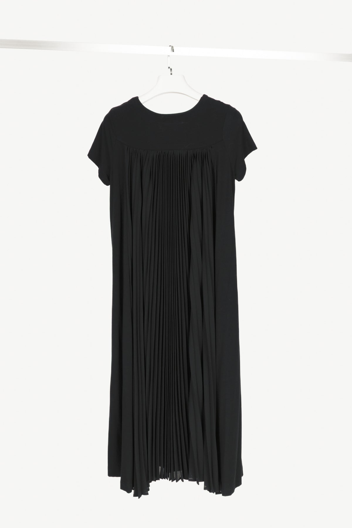 Rundholz Black Label Black Pleat-Back T-Shirt Dress