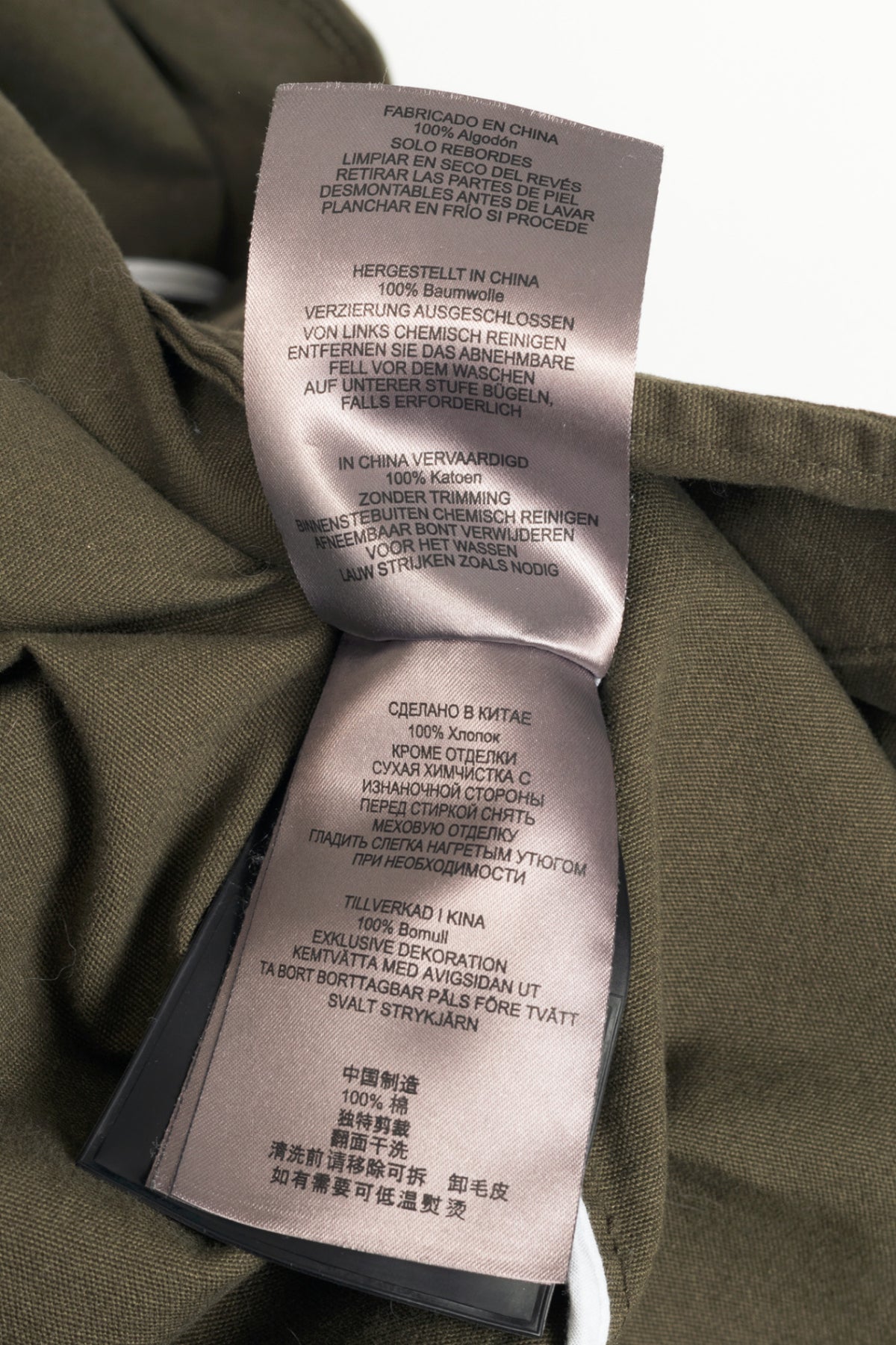 Moose Knuckles Green Cotton-Twill Fur-Hood Zip Parka