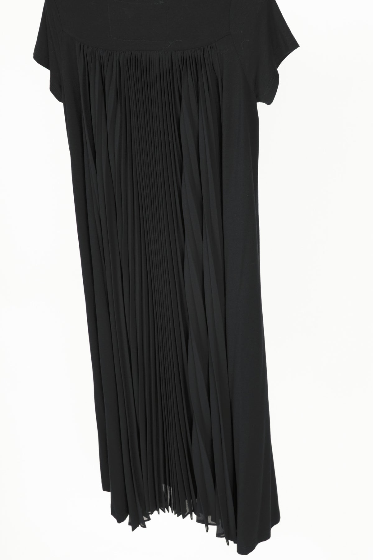 Rundholz Black Label Black Pleat-Back T-Shirt Dress