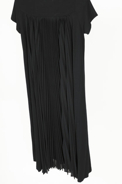 Rundholz Black Label Black Pleat-Back T-Shirt Dress
