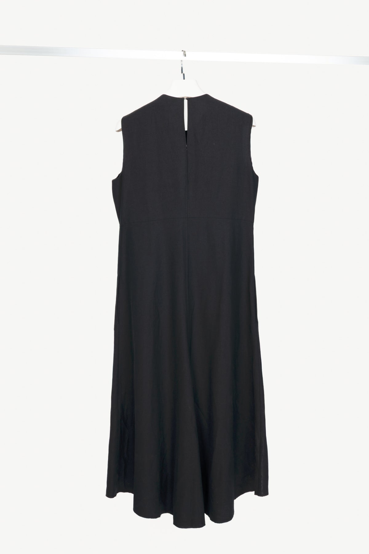 Dorothee Schumacher Summer Cruise Black Embellished Linen-Blend Maxi Dress