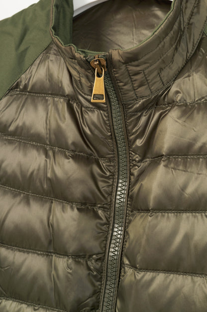Moncler Cyanite Green Lightweight Hooded Puffer Jacket