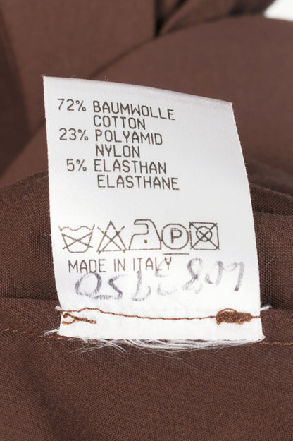 Jil Sander Brown Cotton-Poplin Midi Shirt Dress