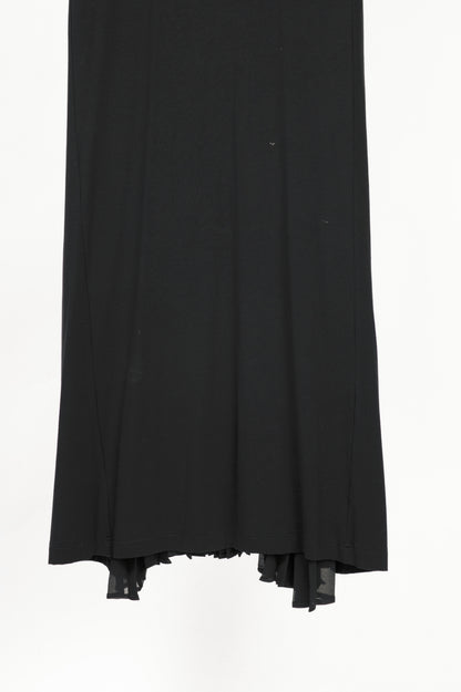 Rundholz Black Label Black Pleat-Back T-Shirt Dress