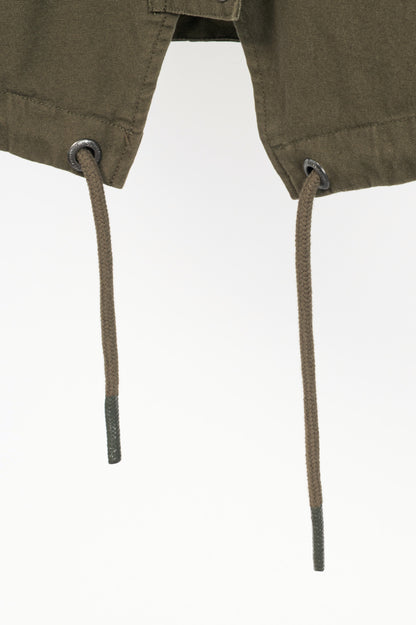 Moose Knuckles Green Cotton-Twill Fur-Hood Zip Parka