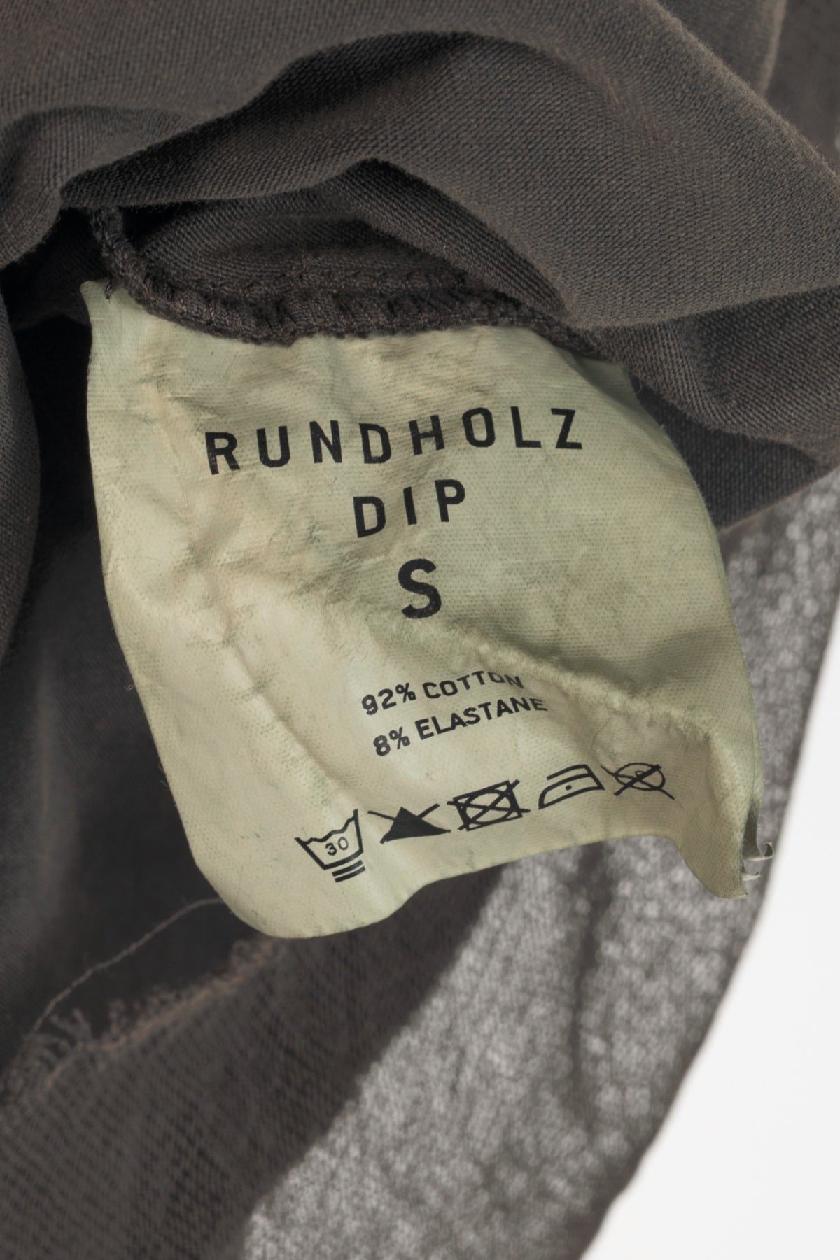 Rundholz Dip Brown Cotton Mesh & Jersey Midi Dress