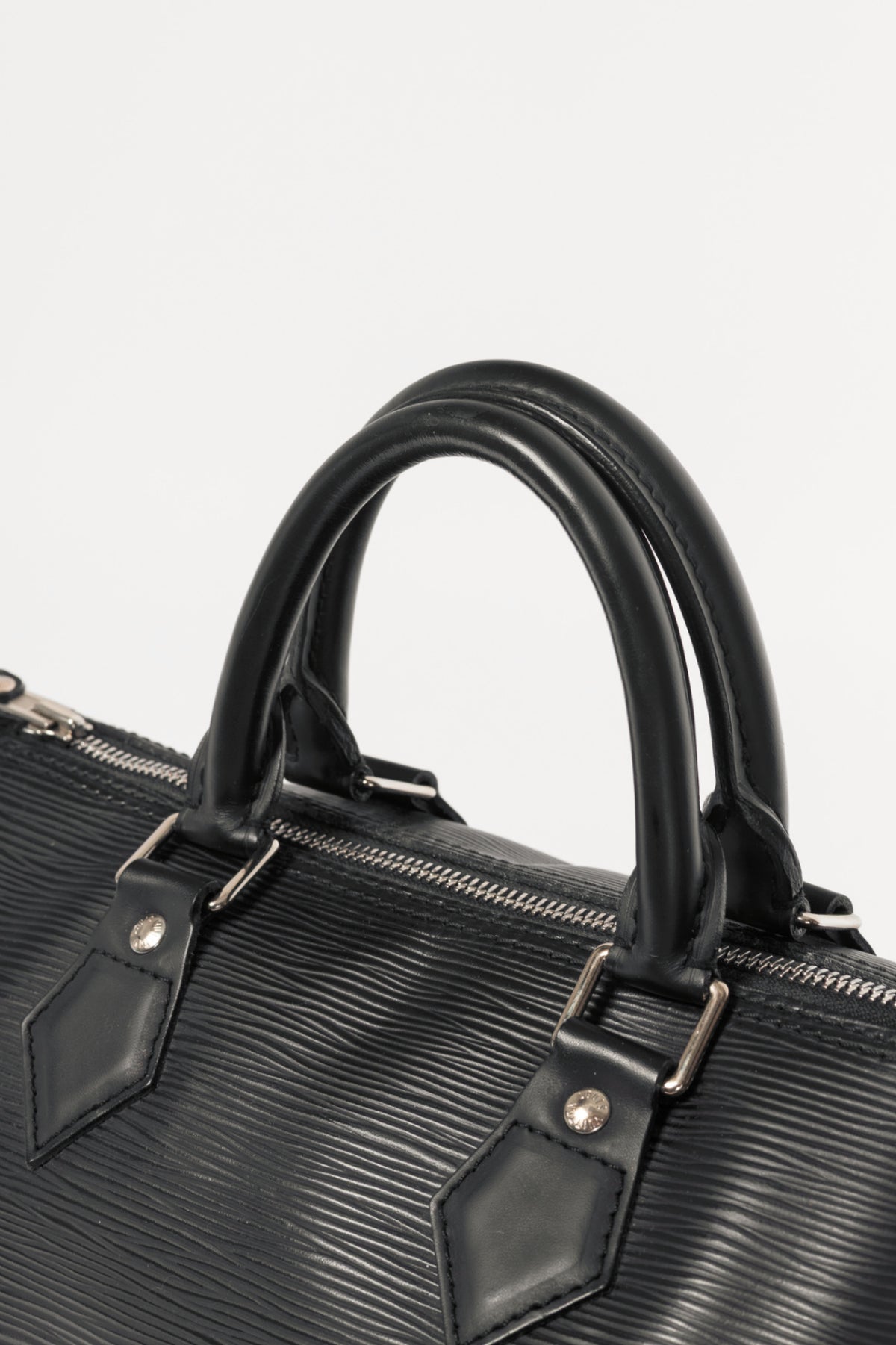 Louis Vuitton Speedy 30 Black Epi Leather Boston Bag