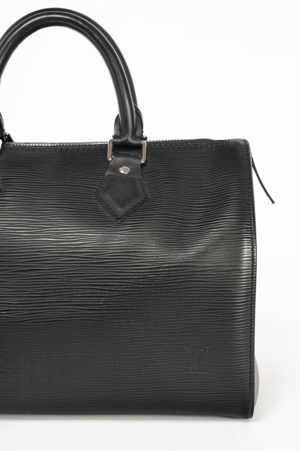 Louis Vuitton Speedy 30 Black Epi Leather Boston Bag