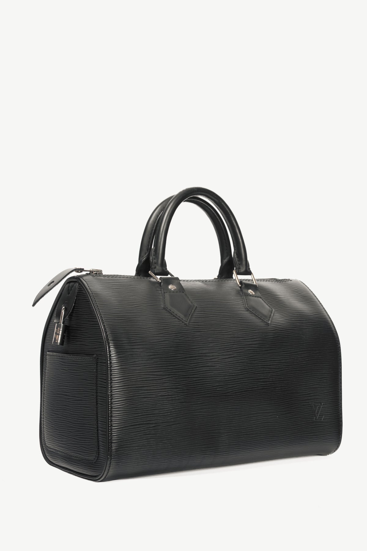 Louis Vuitton Speedy 30 Black Epi Leather Boston Bag