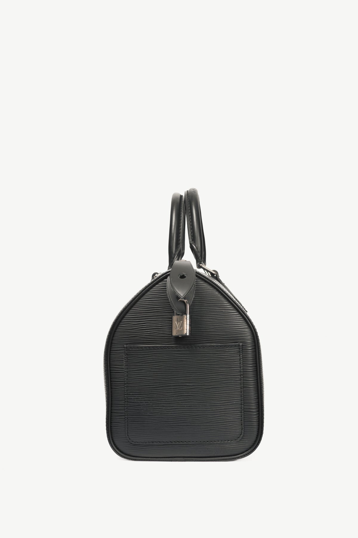 Louis Vuitton Speedy 30 Black Epi Leather Boston Bag