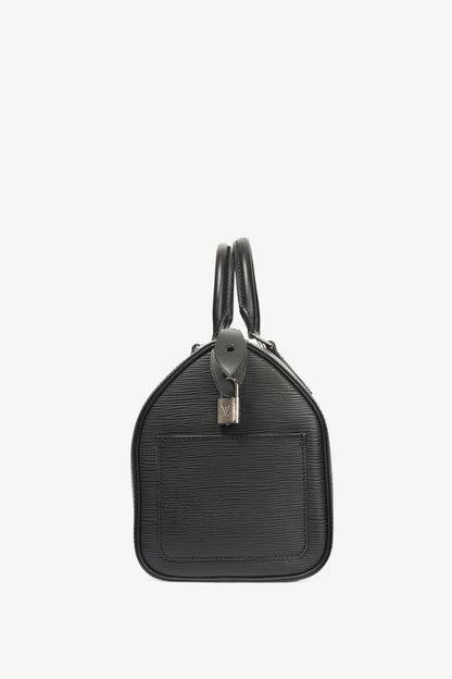 Louis Vuitton Speedy 30 Black Epi Leather Boston Bag