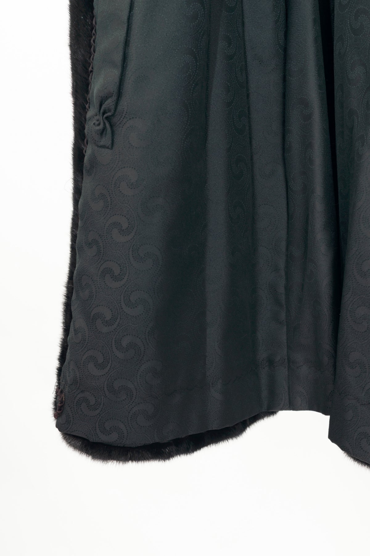 Osfur Black Mink Fur Coat
