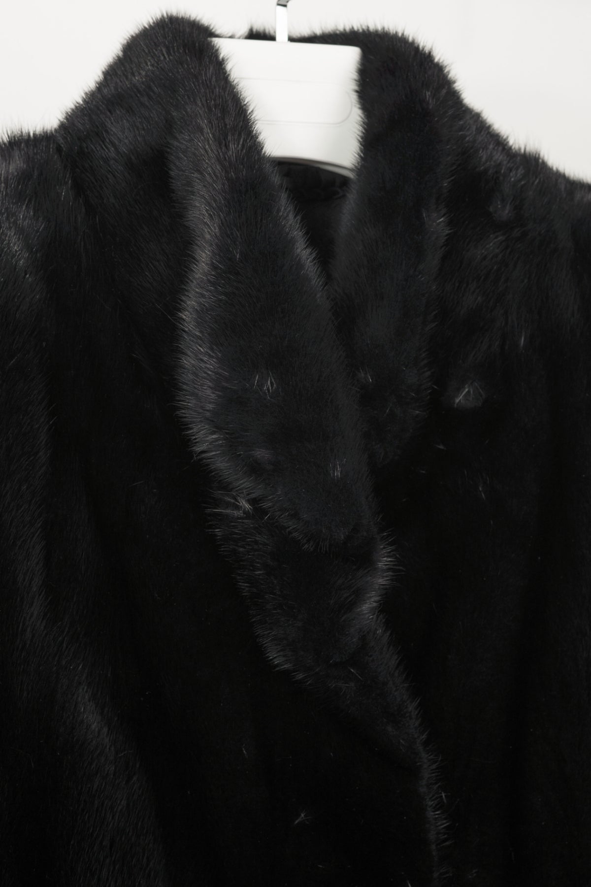 Osfur Black Mink Fur Coat
