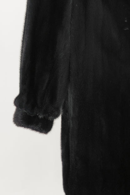 Osfur Black Mink Fur Coat