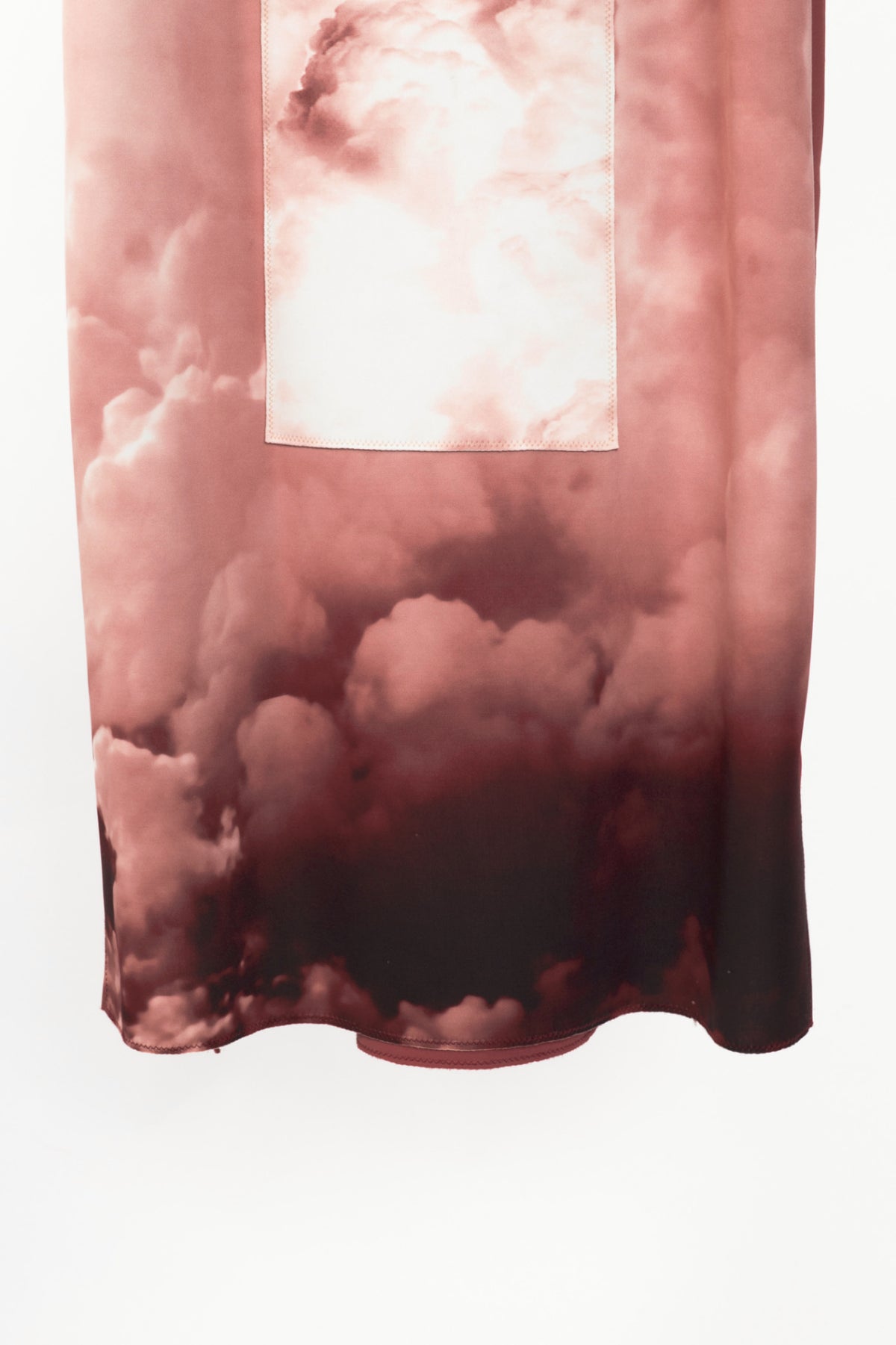 Marie Saint Pierre Sanibel Sky Red & Rosatre Printed Scuba Dress