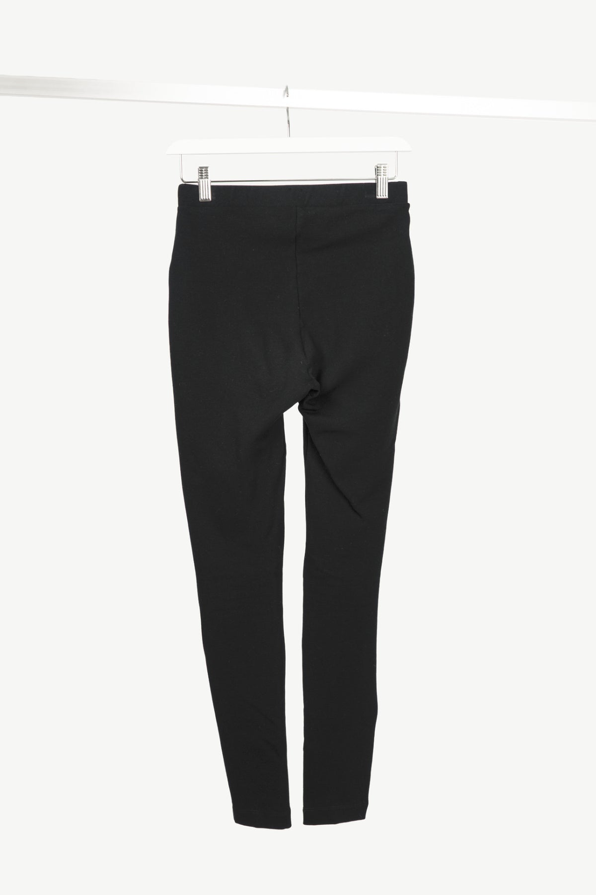Toteme Black Viscose-Blend Leggings