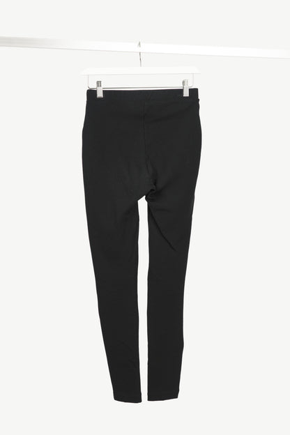 Toteme Black Viscose-Blend Leggings