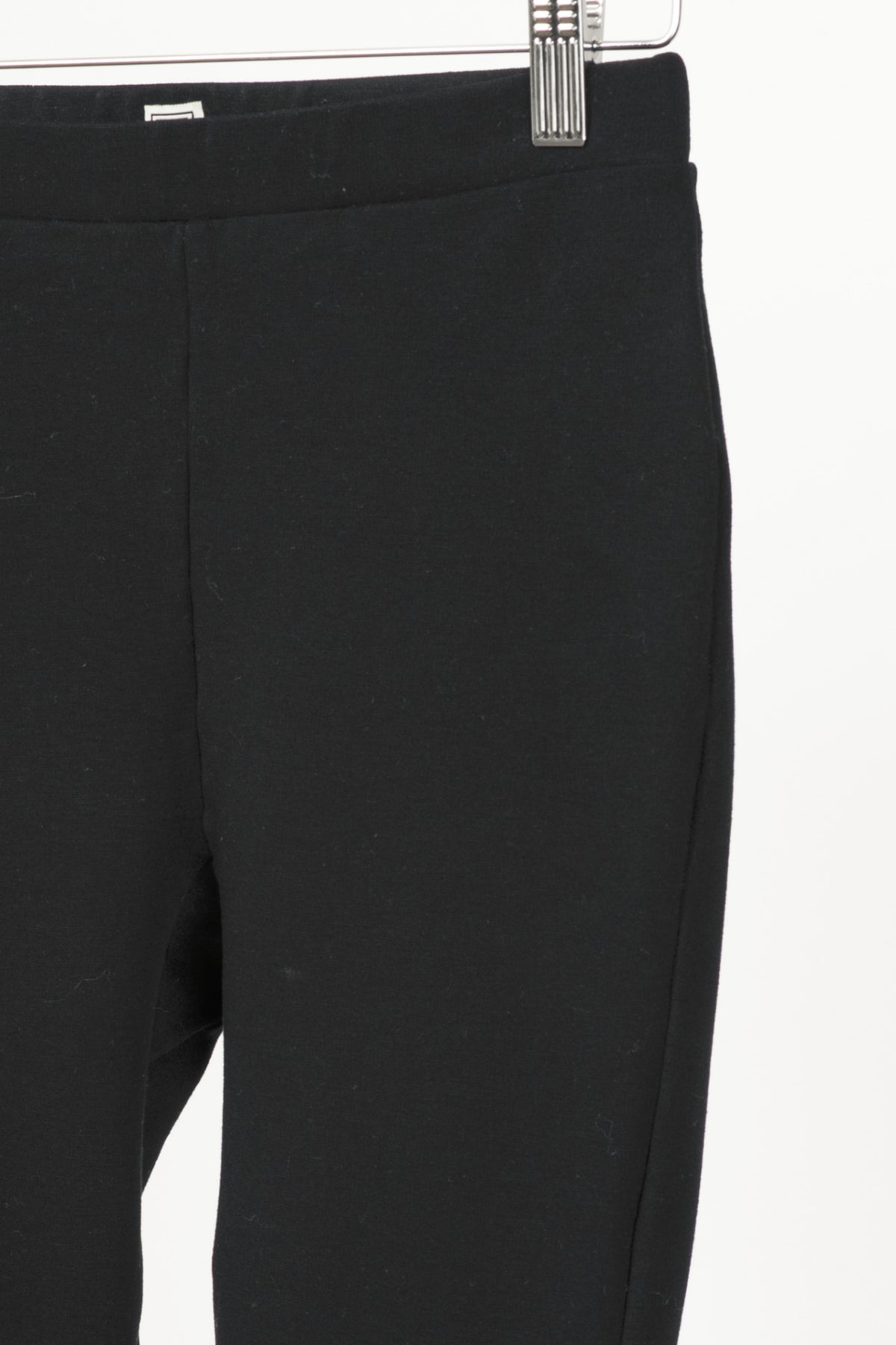 Toteme Black Viscose-Blend Leggings