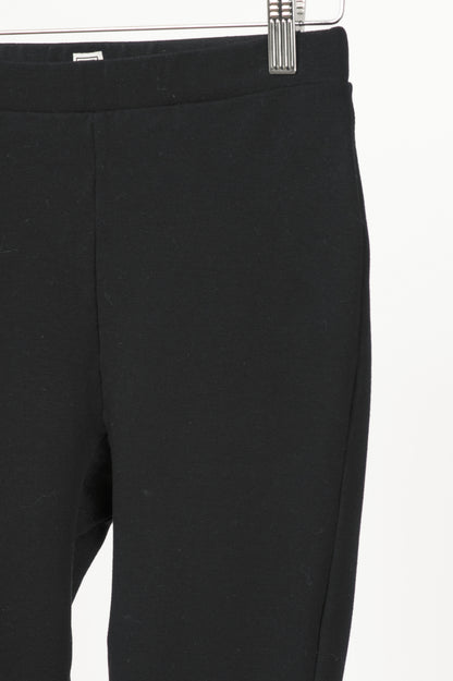 Toteme Black Viscose-Blend Leggings
