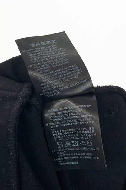 Toteme Black Viscose-Blend Leggings
