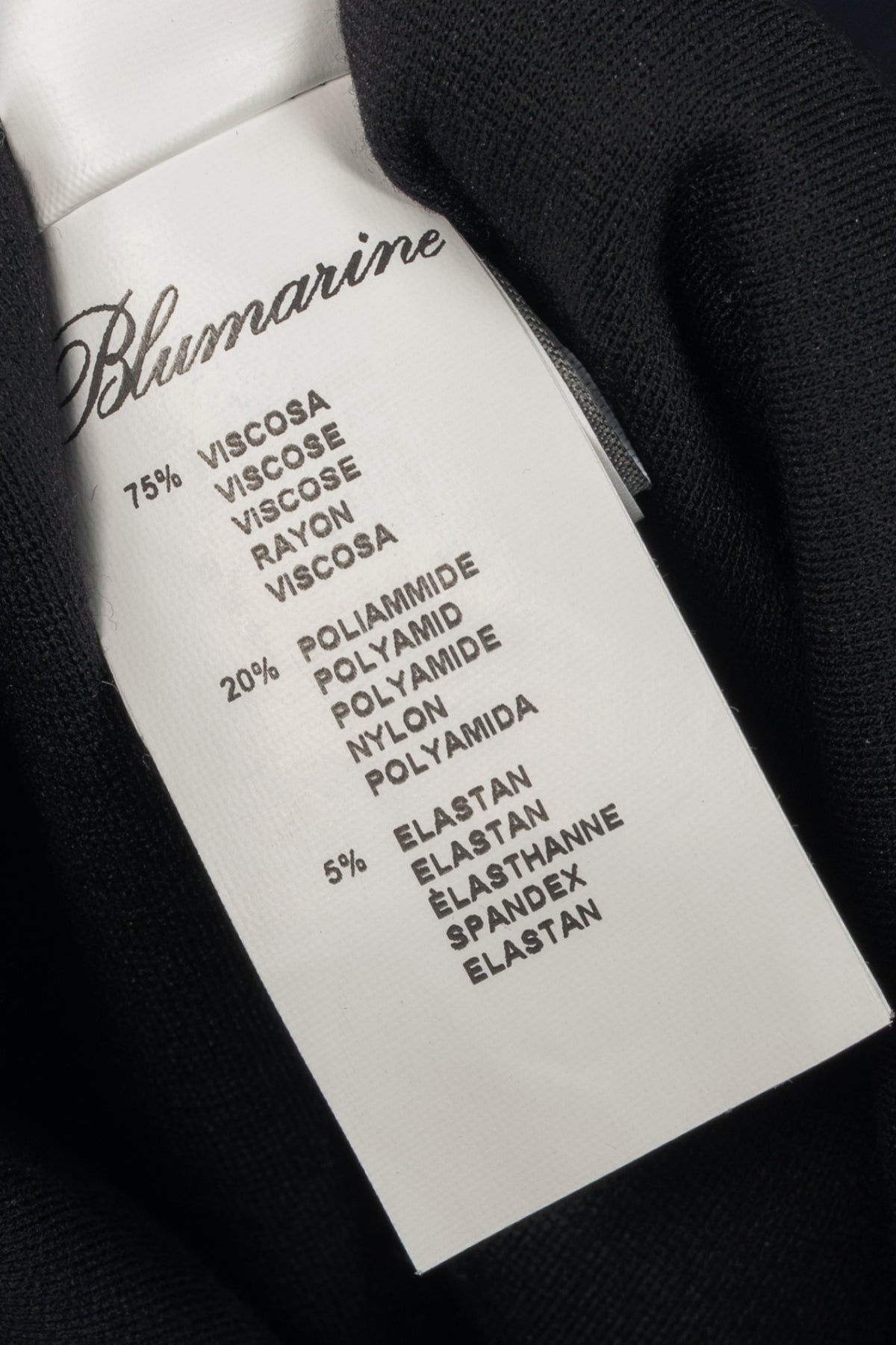 Blumarine Black Ponte & Lace Rhinestone-Embellished Bodycon Dress