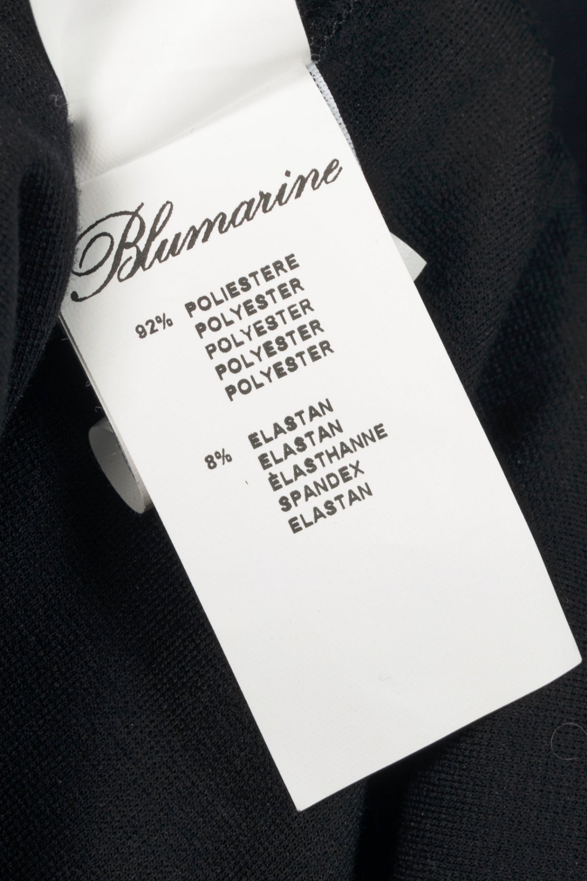 Blumarine Black Ponte & Lace Rhinestone-Embellished Bodycon Dress